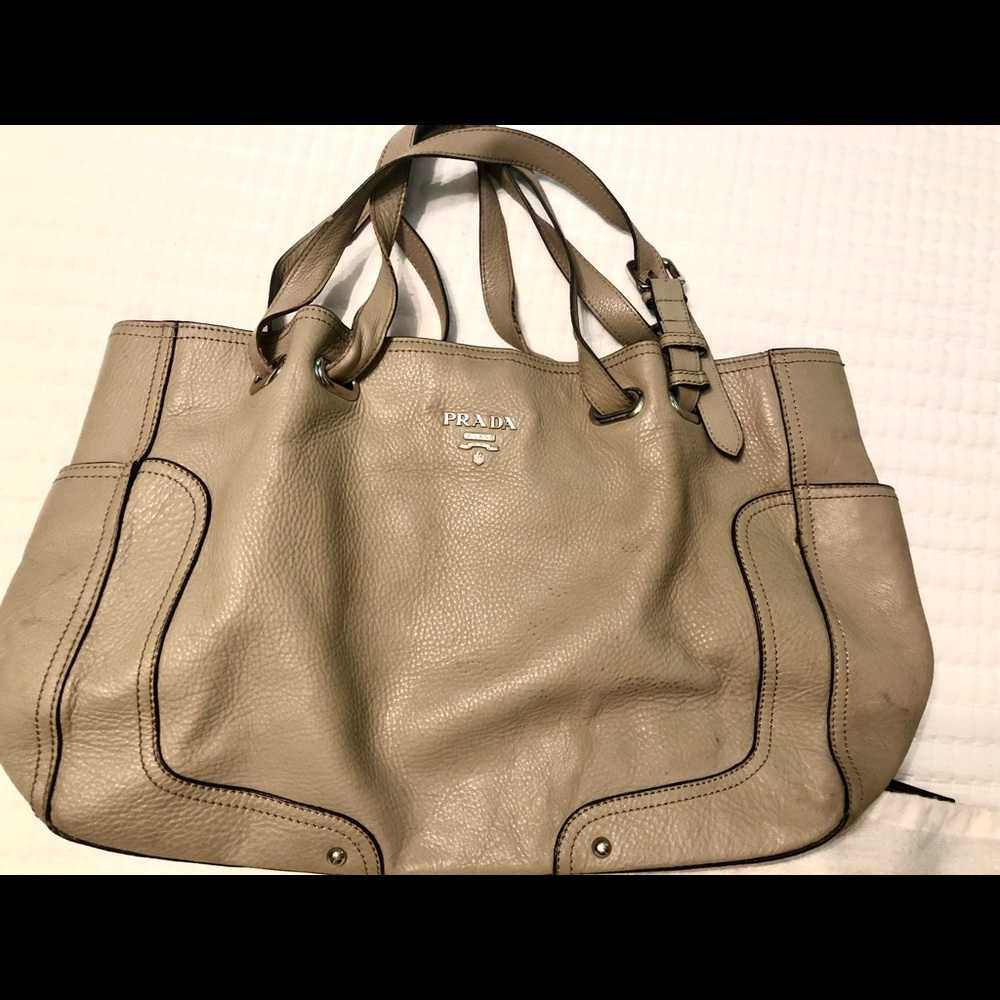 Large Grey Prada bag